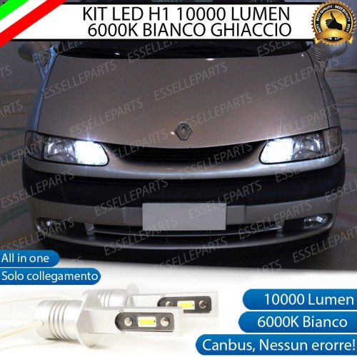 Kit Full LED Abbaglianti H1 10000 Lumen 6000K bianco RENAULT ESPACE 3