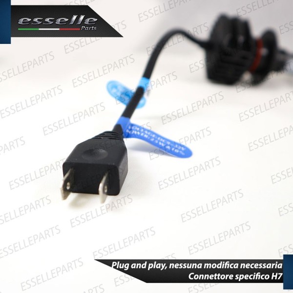 Kit Full LED H7 9800 Lumen 6000K bianco Abbaglianti RENAULT Espace 3 Dal 07-2000