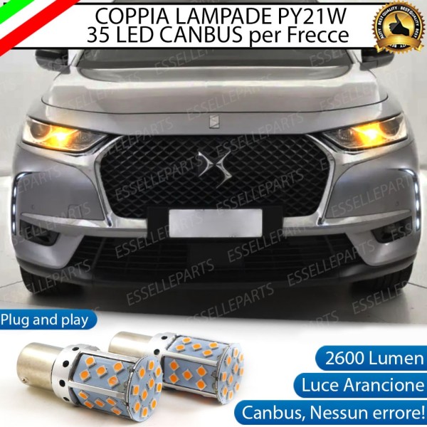 Coppia Frecce Anteriori PY21W 35 LED Canbus DS7