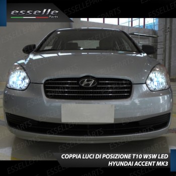 Luci Posizione 10 LED Per Hyundai Accent MK3 6000k Canbus