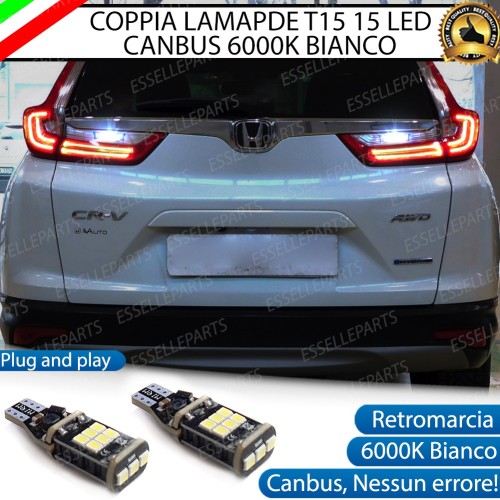 Luci Retromarcia HONDA CR-V V 1200 LUMEN T15 W16W CANBUS 3.0 NO ERROR
