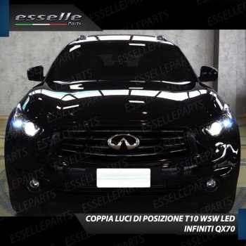 Lampade T10 W5W Canbus 6 LED no error luci posizione INFINITI QX70