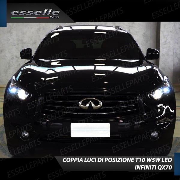 Lampade T10 W5W Canbus 10 LED no error luci posizione INFINITI QX70