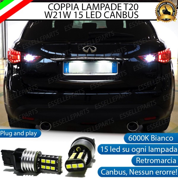 Luci Retromarcia 15 LED T20 INFINITI QX70