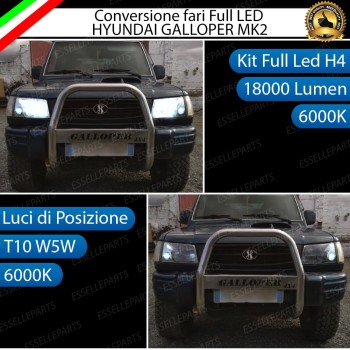 Conversione Fari Full LED HYUNDAI GALLOPER II