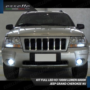 Kit Full LED H3 10000 Lumen Fendinebbia JEEP GRAND CHEROKE II WJ