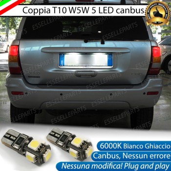 Luci targa 5 LED Canbus JEEP GRAND CHEROKE II WJ