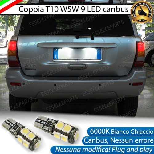 Luci targa 9 LED Canbus