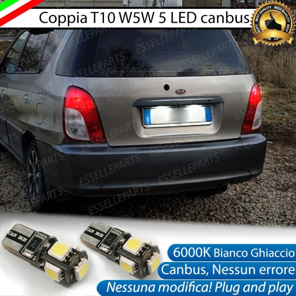 Luci targa 5 LED Canbus KIA CARENS 1