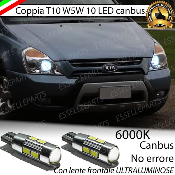 Luci posizione T10 W5W 10 LED Canbus KIA CARNIVAL II