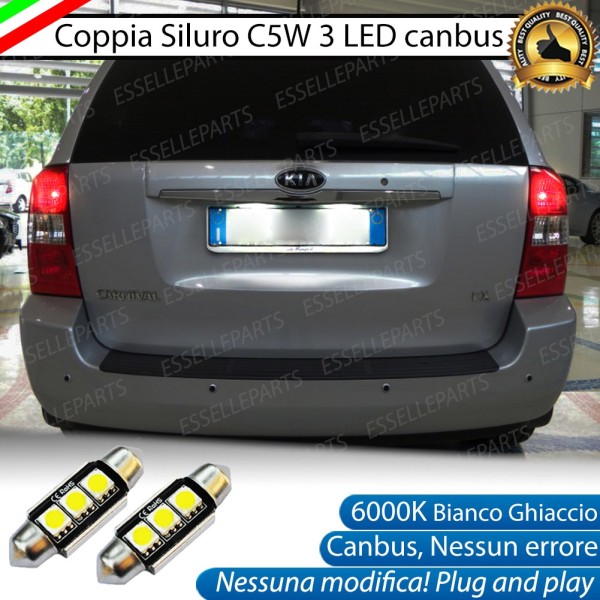 Luci targa 3 LED Canbus KIA CARNIVAL II