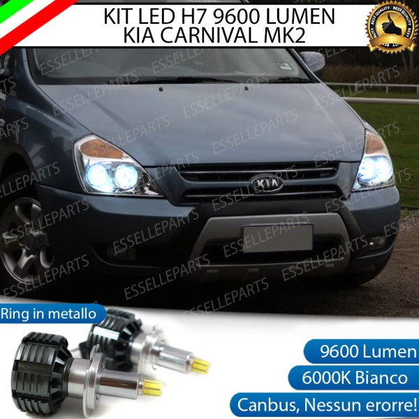 Kit Full LED H7 9600 LUMEN Anabbaglianti KIA CARNIVAL II