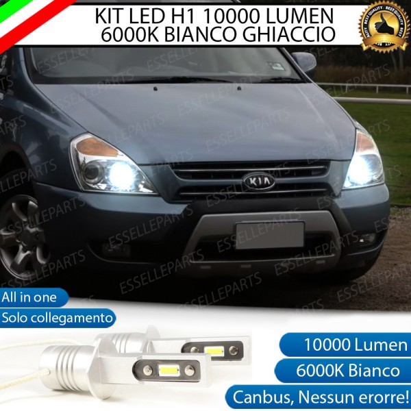 Kit Full LED coppia H1 - ULTRA COMPATTA - 10000 LUMEN abbaglianti KIA CARNIVAL II