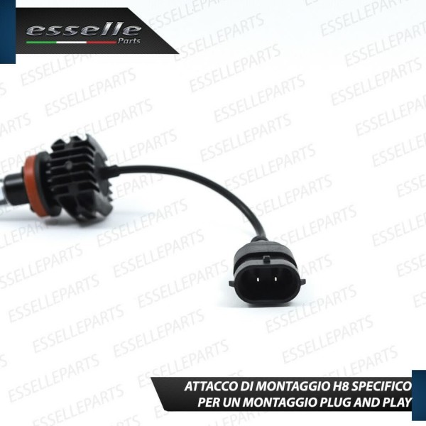 Kit Full LED H8 9800 LUMEN Fendinebbia per SAAB 9-3 SAAB 9-3 MK2