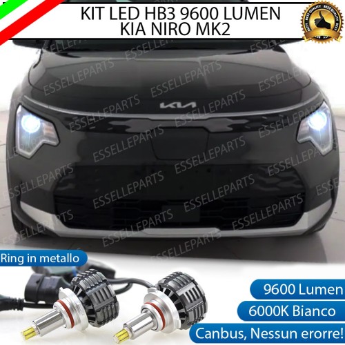 Kit Full LED coppia HB3 9600 LUMEN Anabbaglianti KIA NIRO 2