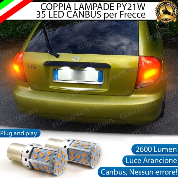 Coppia Frecce Posteriori PY21W 35 LED Canbus KIA RIO 1