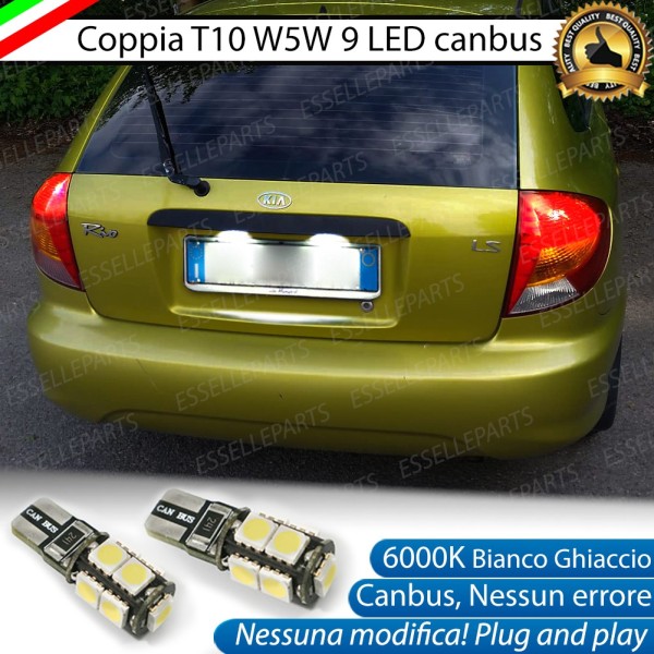 Luci targa 9 LED Canbus