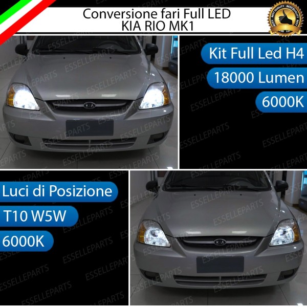 Conversione Fari Full LED 18000LM + 330LM