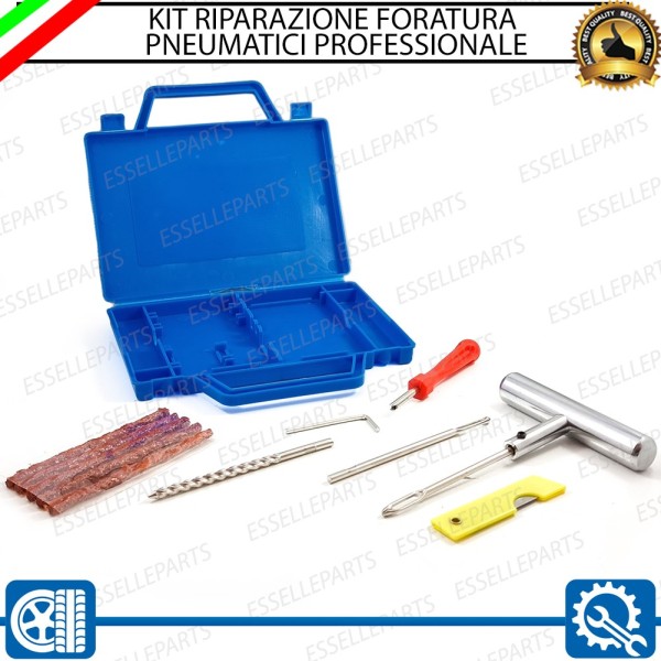 Kit Riparazione Foratura Gomme con Valigetta per Malaguti