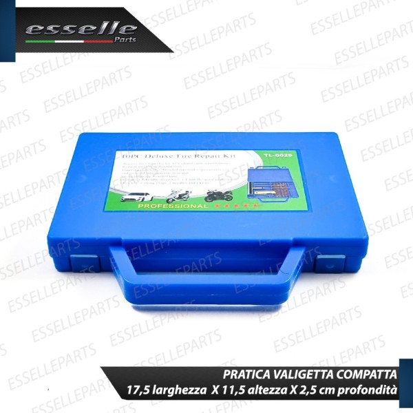 Kit Riparazione Foratura Gomme con Valigetta per Kymco