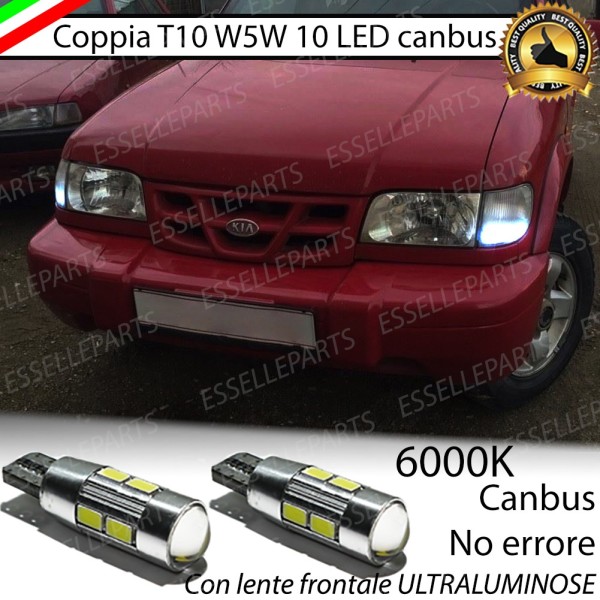 Luci posizione T10 W5W 10 LED Canbus Kia Sportage 1