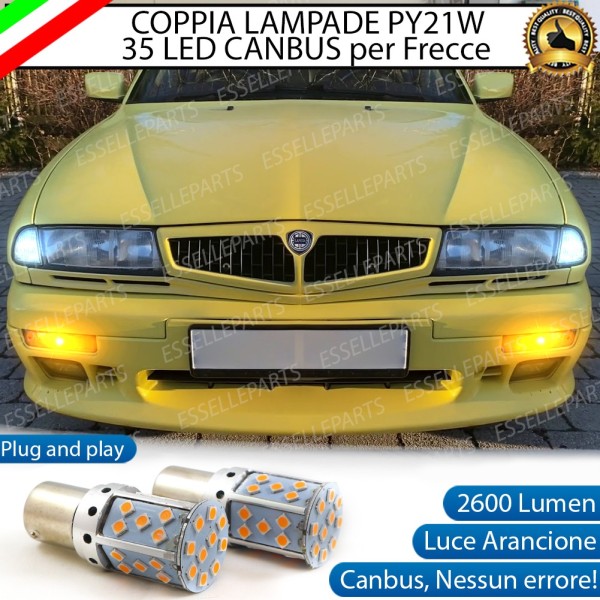 Coppia Frecce Anteriori PY21W 35 LED Canbus Lancia Delta II