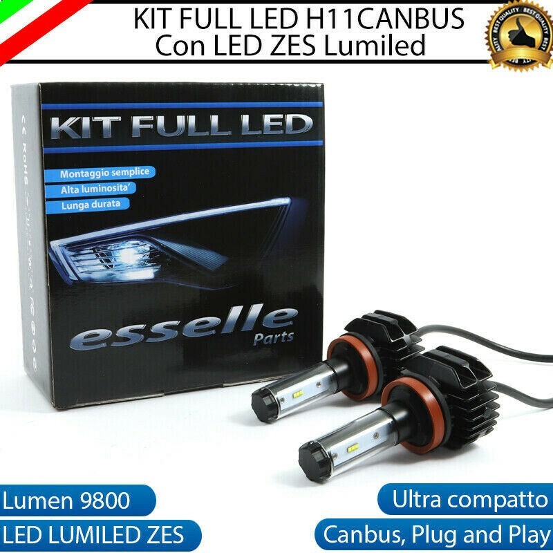 Kit Full Led 6000k H11 canbus MITSUBISHI L200 IV Fendinebbia No Error