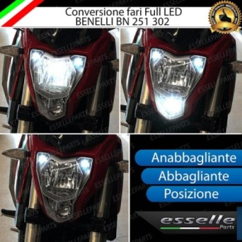 Conversione Fari Full LED - ULTRA COMPATTA - per BENELLI BN 251 2017-2020