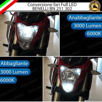 Conversione LED ULTRA COMPATTA per BENELLI BN 251 (2015-2016)