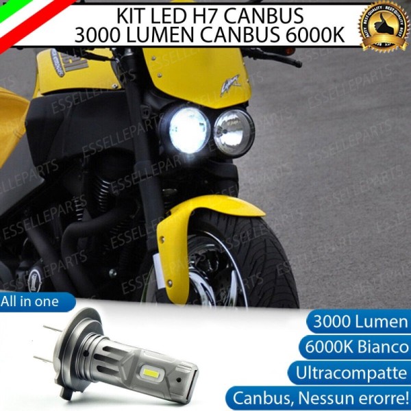 Lampada H7 3000 LUMEN Anabbagliante per BUELL Lightning 2002-2011 XB 12S