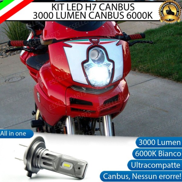 Lampada H7 3000 LUMEN Abbagliante per DUCATI Multistrada 1100 2006-2009