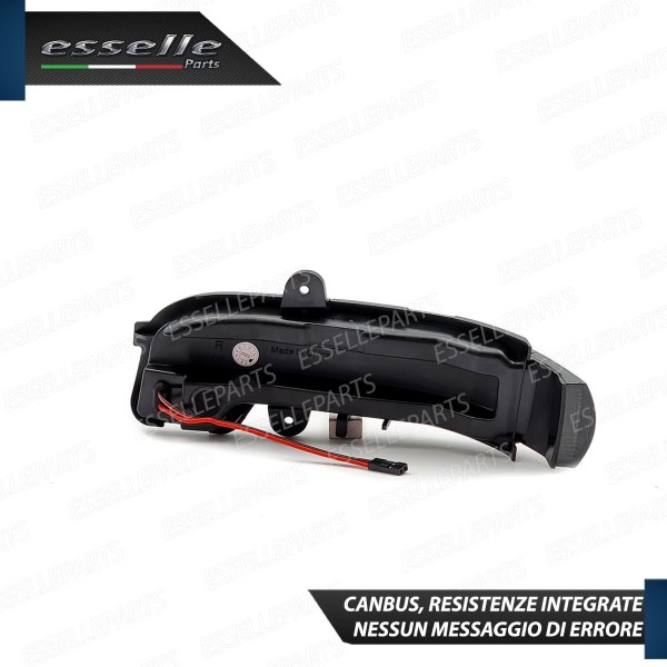 Coppia Frecce LED Dinamiche Laterali per specchietti Mercedes Classe C W203