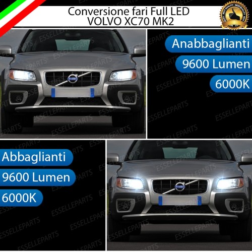 Conversione Fari Full LED Per Volvo XC70 MK2 6000K Bianco