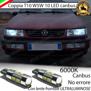 Luci posizione T10 W5W 10 LED Canbus VW PASSAT B4