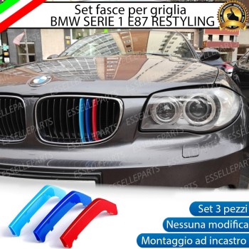 Set Cover per Calandra in stile M Sport BMW Serie 1 E87 E88 E81 E82 Dal 03/2007