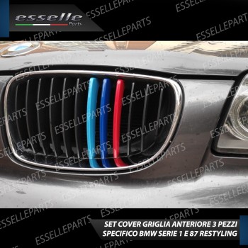 Set Cover per Calandra in stile M Sport BMW Serie 1 E87 E88 E81 E82 Dal 03/2007
