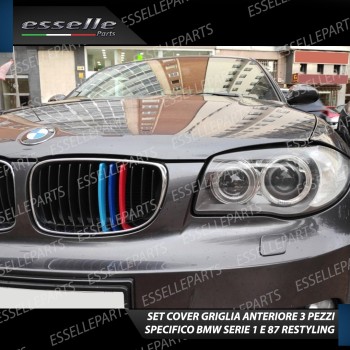 Set Cover per Calandra in stile M Sport BMW Serie 1 E87 E88 E81 E82 Dal 03/2007