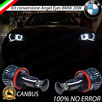 Luci Angel eyes Led Canbus BMW X5 E70 Luce Bianca No Error