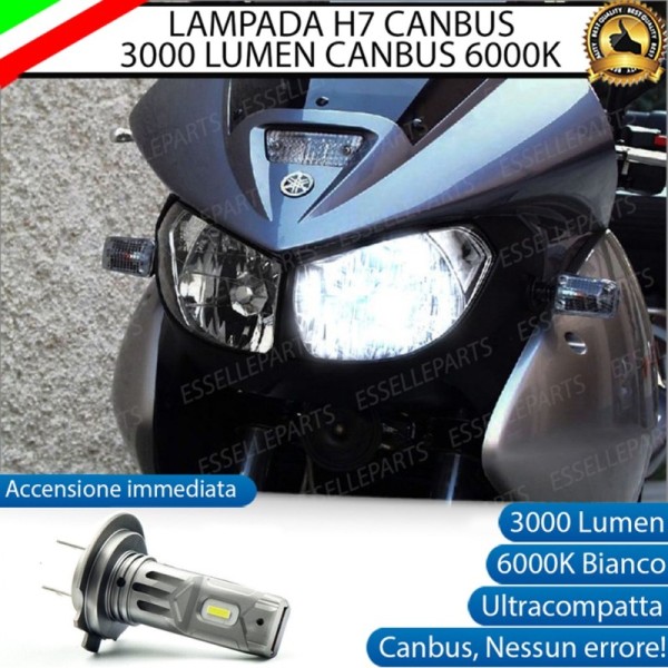 Lampada H7 LED 3000 Lumen per Anabbagliante YAMAHA TDM 900 2002-2014