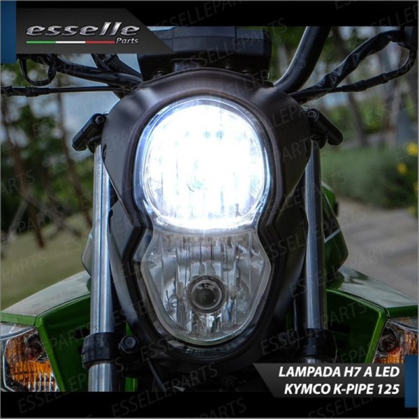 Lampada H7 LED 3000 Lumen per Anabbagliante KYMCO K-Pipe 125 2012-2017