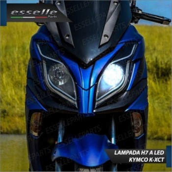 Lampada H7 LED 3000 Lumen per Anabbagliante KYMCO K-Xct 300i 2012-2017