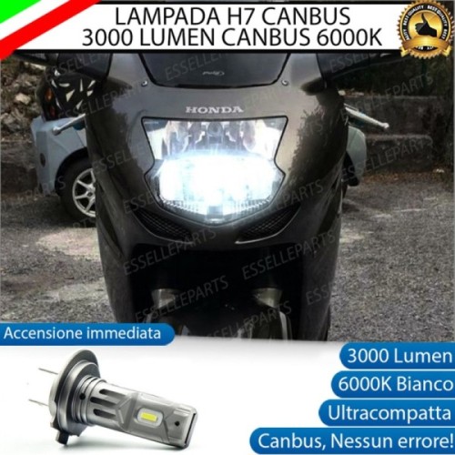 Lampada H7 3000 LUMEN Anabbagliante per HONDA CBR 1100 XX 1999-200 Superblackbird