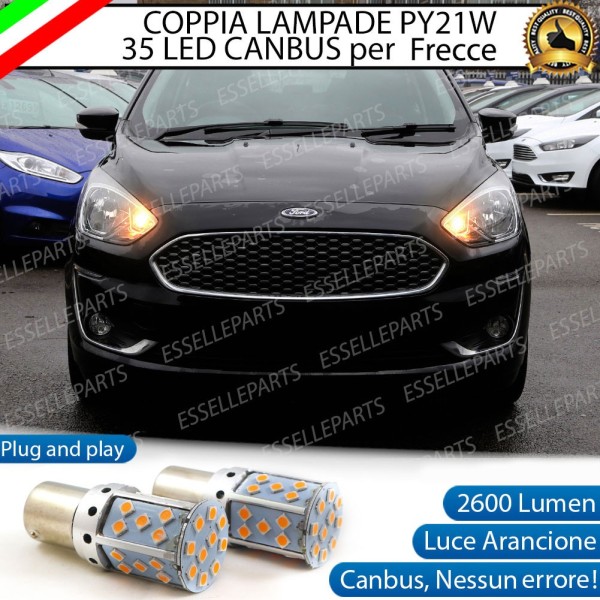 Lampade ANTERIORI PY21W BAU15S 35 LED Canbus FORD KA III