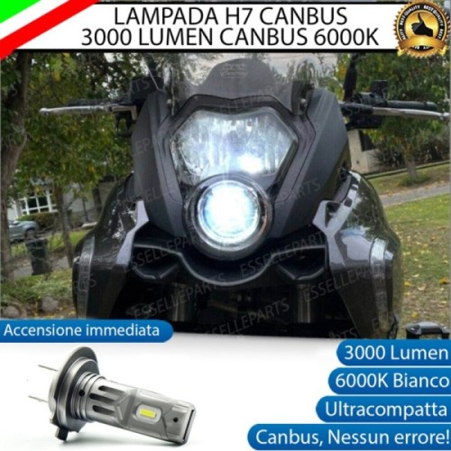 Lampada H7 3000 LUMEN Anabbagliante per BENELLI BN 600 2017-2018 GT