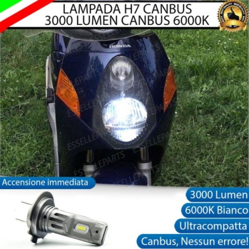 Lampada H7 - ULTRA COMPATTA - 3000 LUMEN Anabbagliante per HONDA @ 150 2000-2006