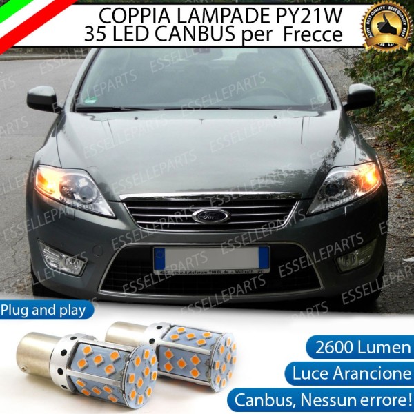 Lampade ANTERIORI PY21W BAU15S 35 LED Canbus FORD MONDEO III