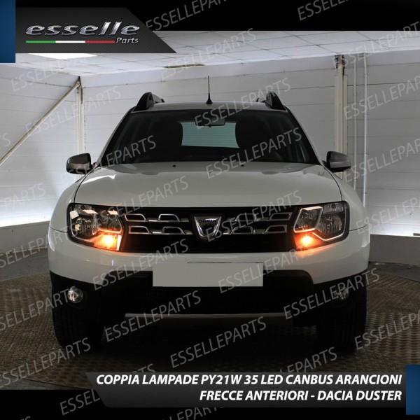 Coppia Frecce Anteriori PY21W 35 LED Canbus DACIA DUSTER RESTYLING