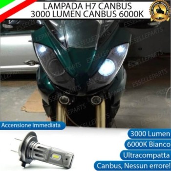 Lampada Anabbagliante LED H7 3000 Lumen per Triumph Tiger 1050 2006-2013 SE ABS