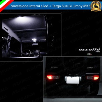 Kit LED Interni + Targa Per Suzuki Jimny MK3 6000K Canbus