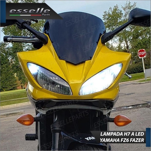 Lampada H7 LED 3000 Lumen per Abbagliante YAMAHA FZ6 2004-2007 Fazer